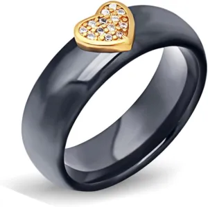 KESYOO 1pc Rings for Couples Couple Rings Couples Rings Couple Finger Ring Black White Ring Ceramic Finger Ring