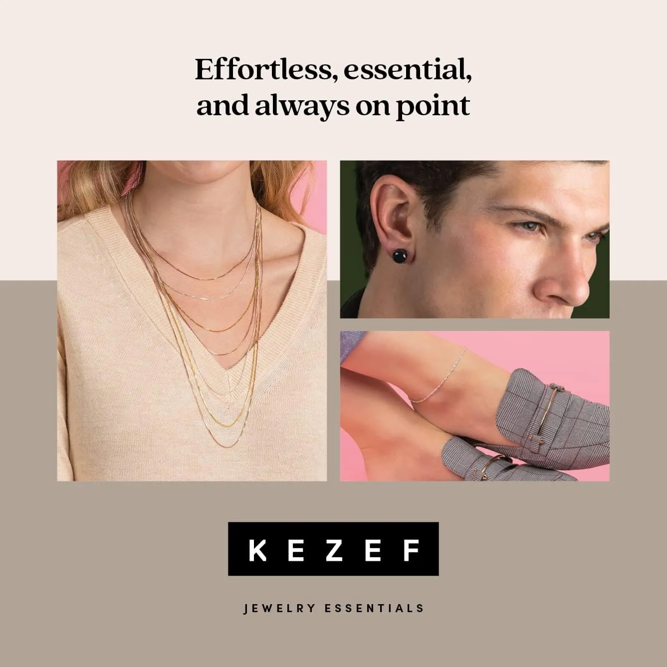 KEZEF 925 Silver Hoop Earrings for Women - Small & Large Sterling Silver Hoop Earrings for Men - Hypoallergenic Silver Earrings Available in 10mm-50mm
