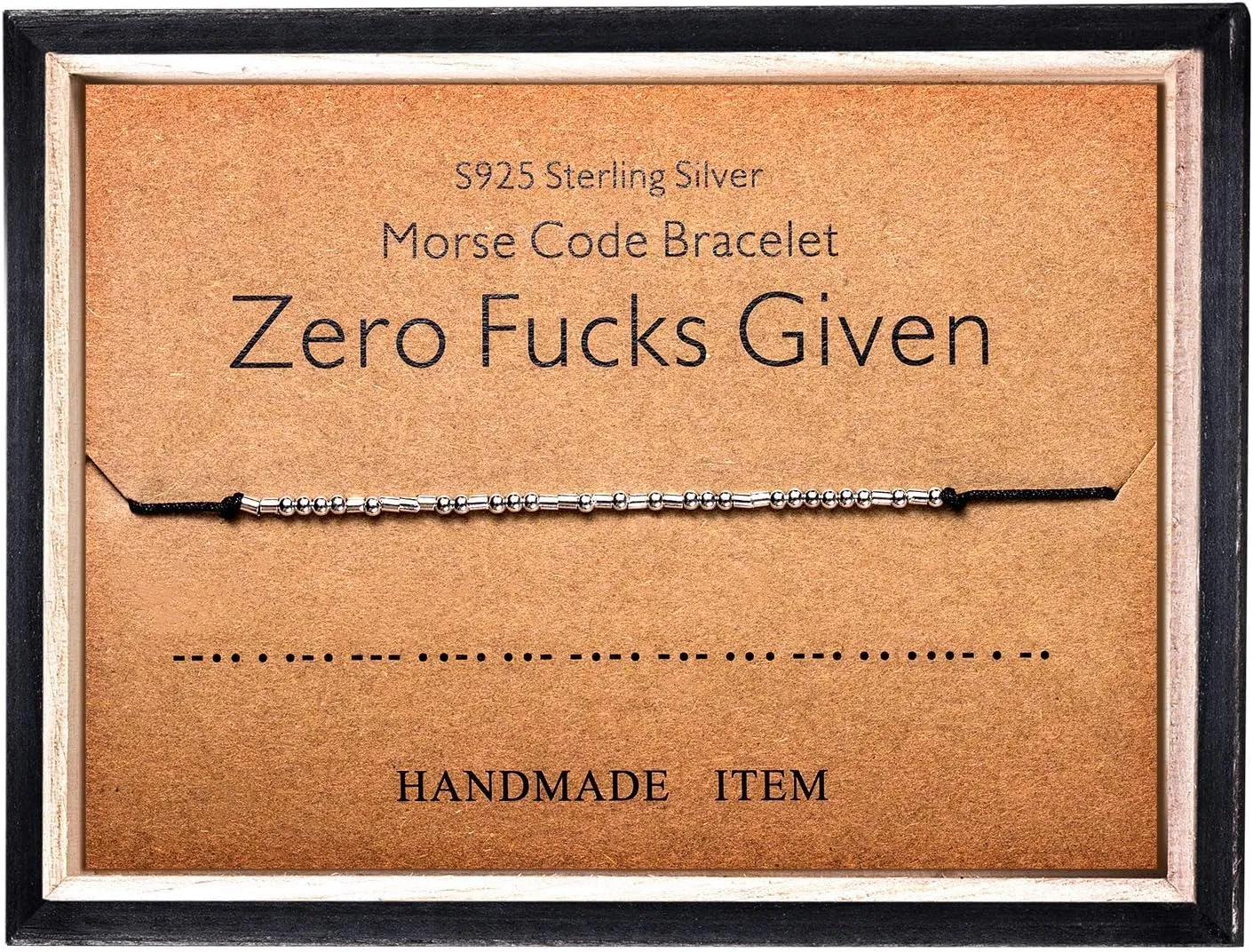 KGBNCIE Inspirational Gifts for Women, Morse Code Funny Gifts Bracelets for Women, Morse Code Bracelets Friend Gifts