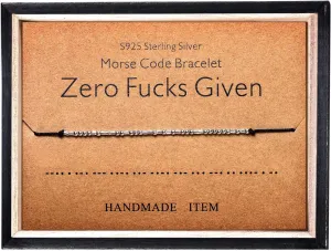 KGBNCIE Inspirational Gifts for Women, Morse Code Funny Gifts Bracelets for Women, Morse Code Bracelets Friend Gifts