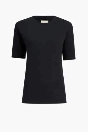 KHAITE Mae T-Shirt - Black