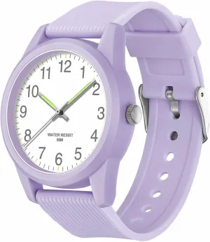 Kids Analog Watches for Girls Boys Watches with Soft Band Learning Time 50M Waterproof Children Watch Easy to Read for Ages 4-12 Kids Gift