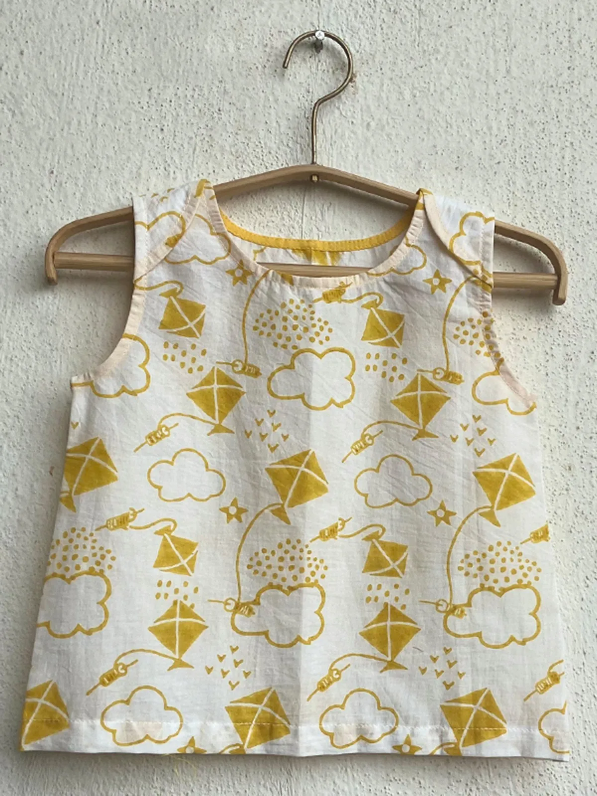 Kids Unisex Organic Koi Jhabla  Bag - Patang And Mint Koi