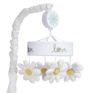 Lambs & Ivy Sweet Daisy Musical Baby Crib Mobile