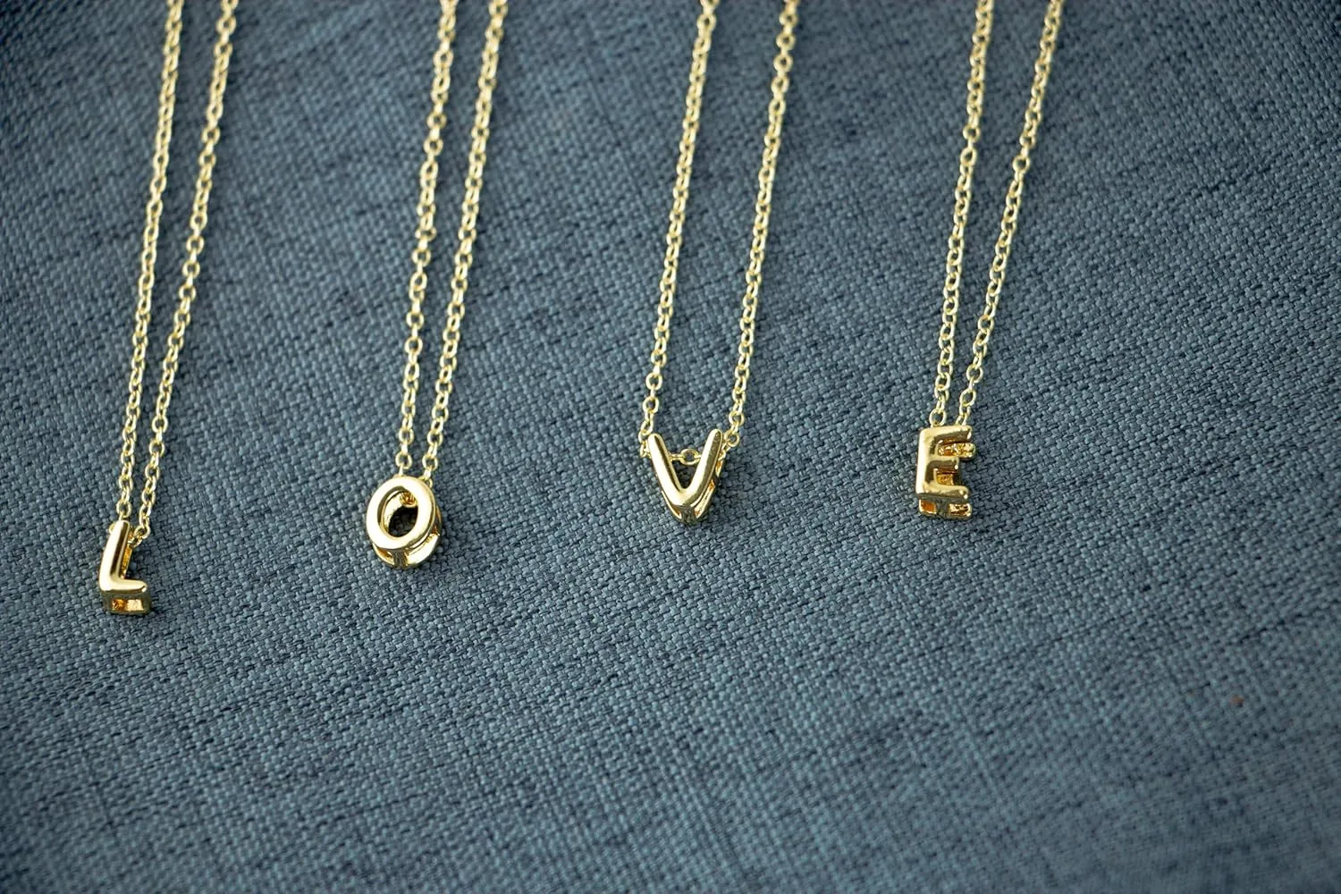 Layered Bubble Initial Necklaces Letter for Women 14K Gold Plated A-Z Necklace Small Dainty Cute Name Choker Necklaces Trendy Gold Personalized Jewelry Gift for Women