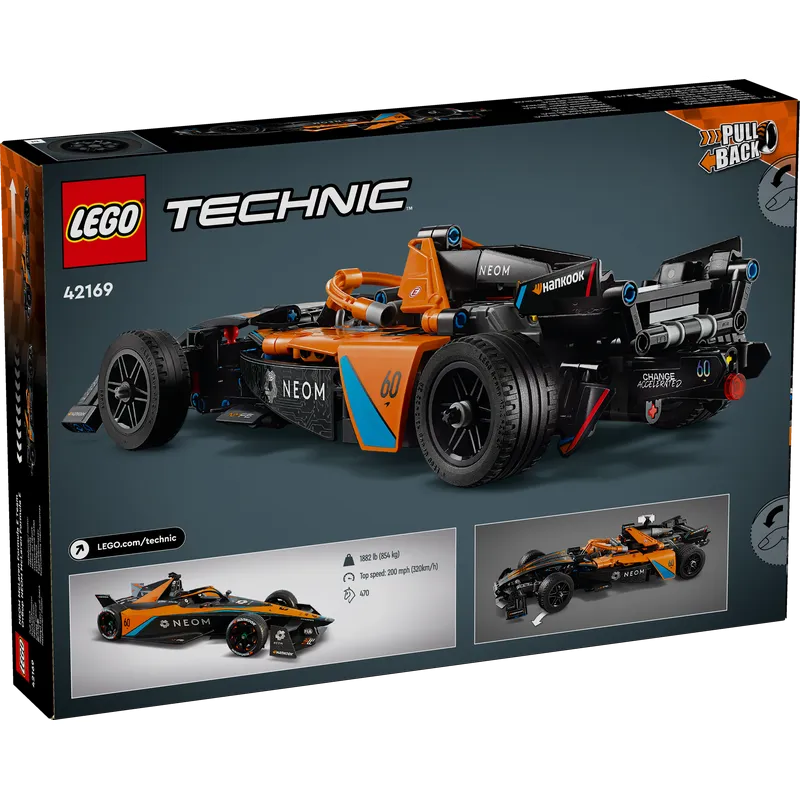 LEGO 42169 Technic NEOM Mclaren Formula E Race Car