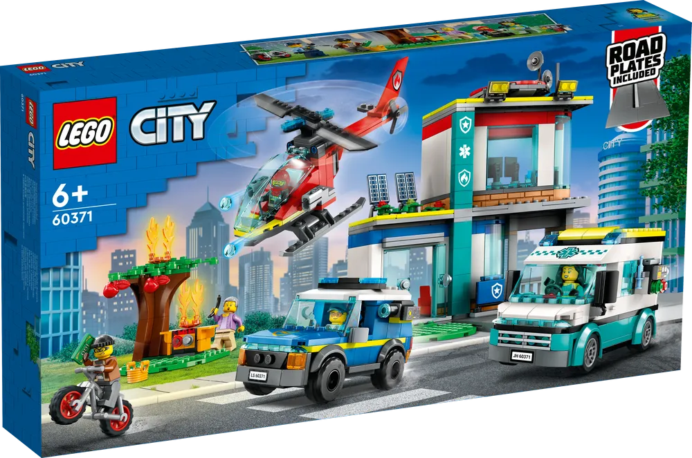 LEGO City Emergency Vehicles HQ 60371