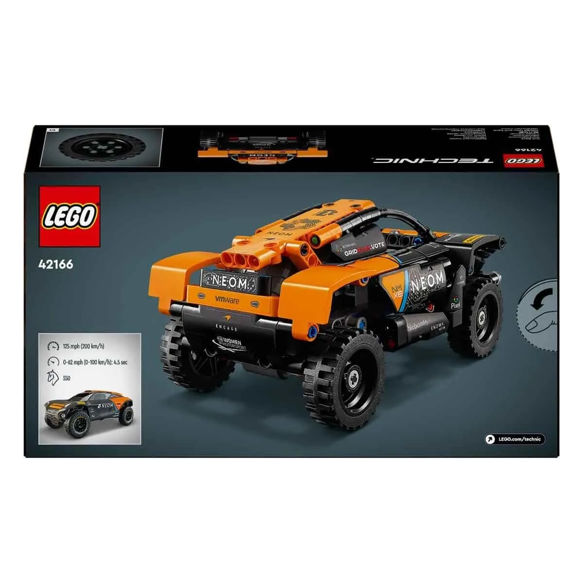 LEGO Technic NEOM McLaren Extreme E Race Car Set Building Kit for Ages 7 