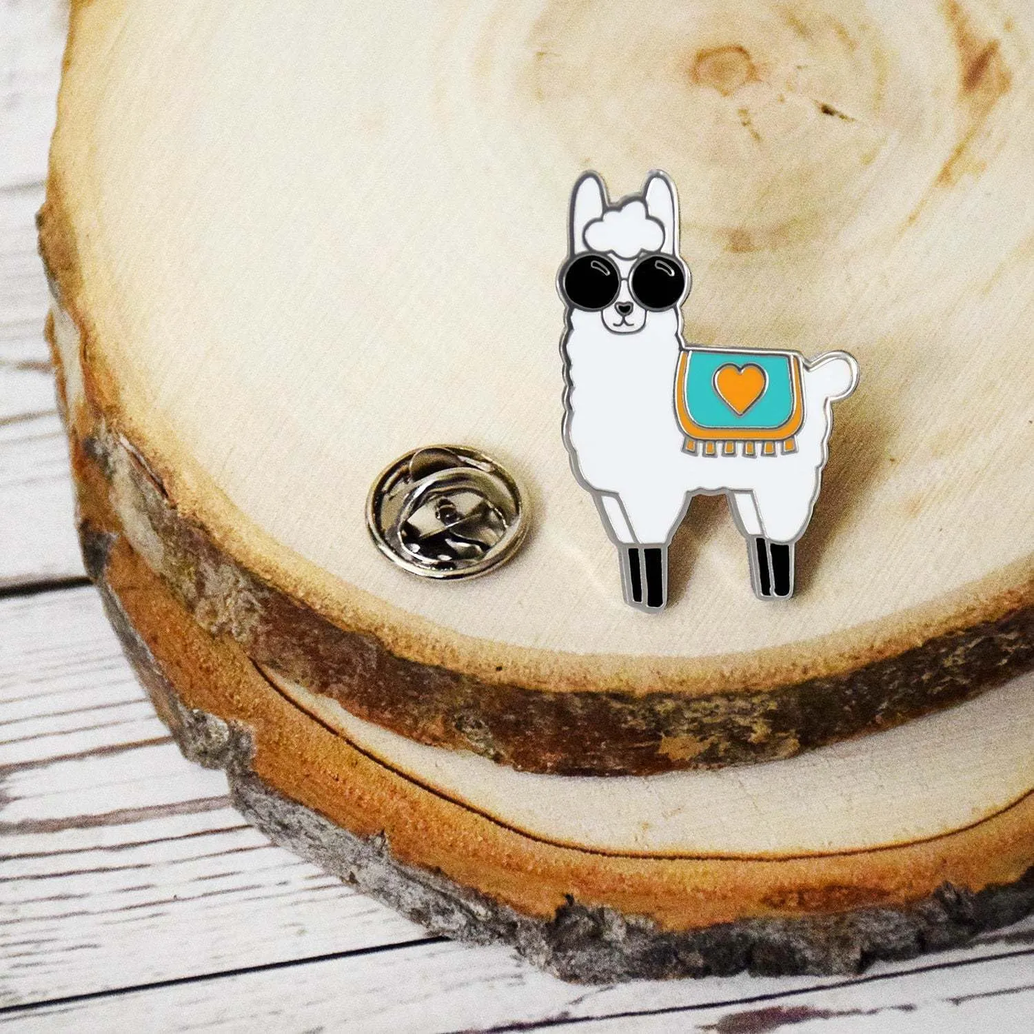 LifeBeats Animal Enamel Pin - Cute Lapel Pin for Clothes & Accessories | Comes with Greeting Card