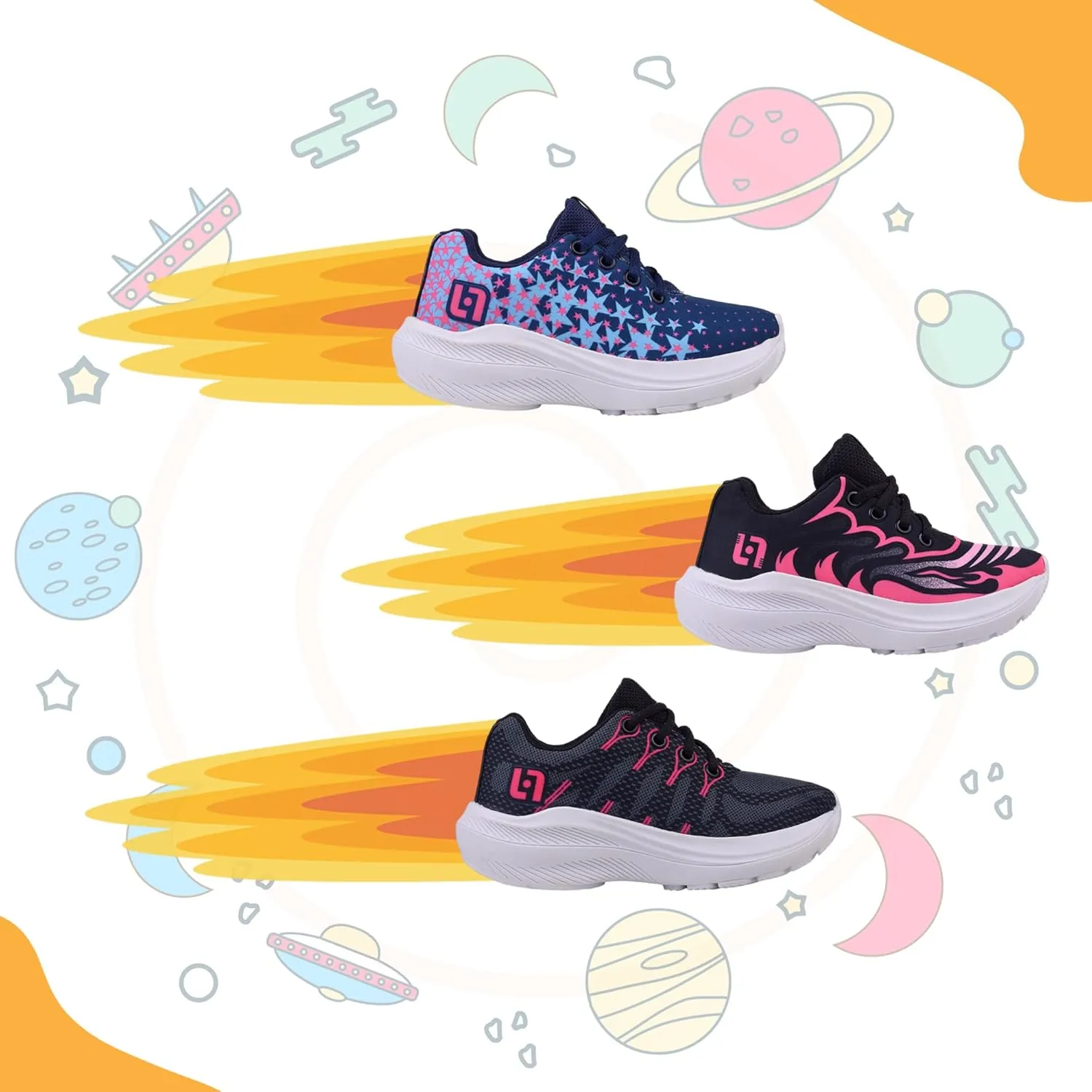 Light - Light Up Toddler Shoes for Girls Kit with Slipper - LED Toddler Girl Sneakers, Kids Sneakers, Easy to Put On, Toddler Girl Shoes,