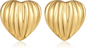 LILIE&WHITE Gold Shell Stud Earrings for Women Heart Shell Ocean Beach Earrings Fashion Jewelry Gift