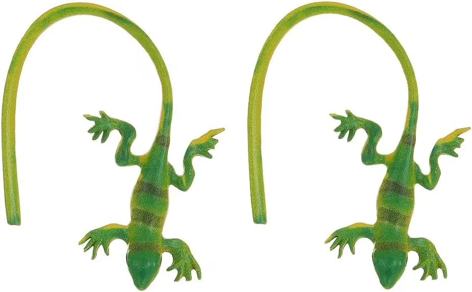 Lizard Earrings Reptile Animal Gecko Clip on Earrings Gecko Earrings Exaggerate Gecko Ear Cuff Earrings for Women Jewelry Gift