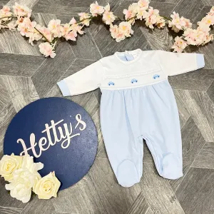 LN Cars Blue & White Outfit