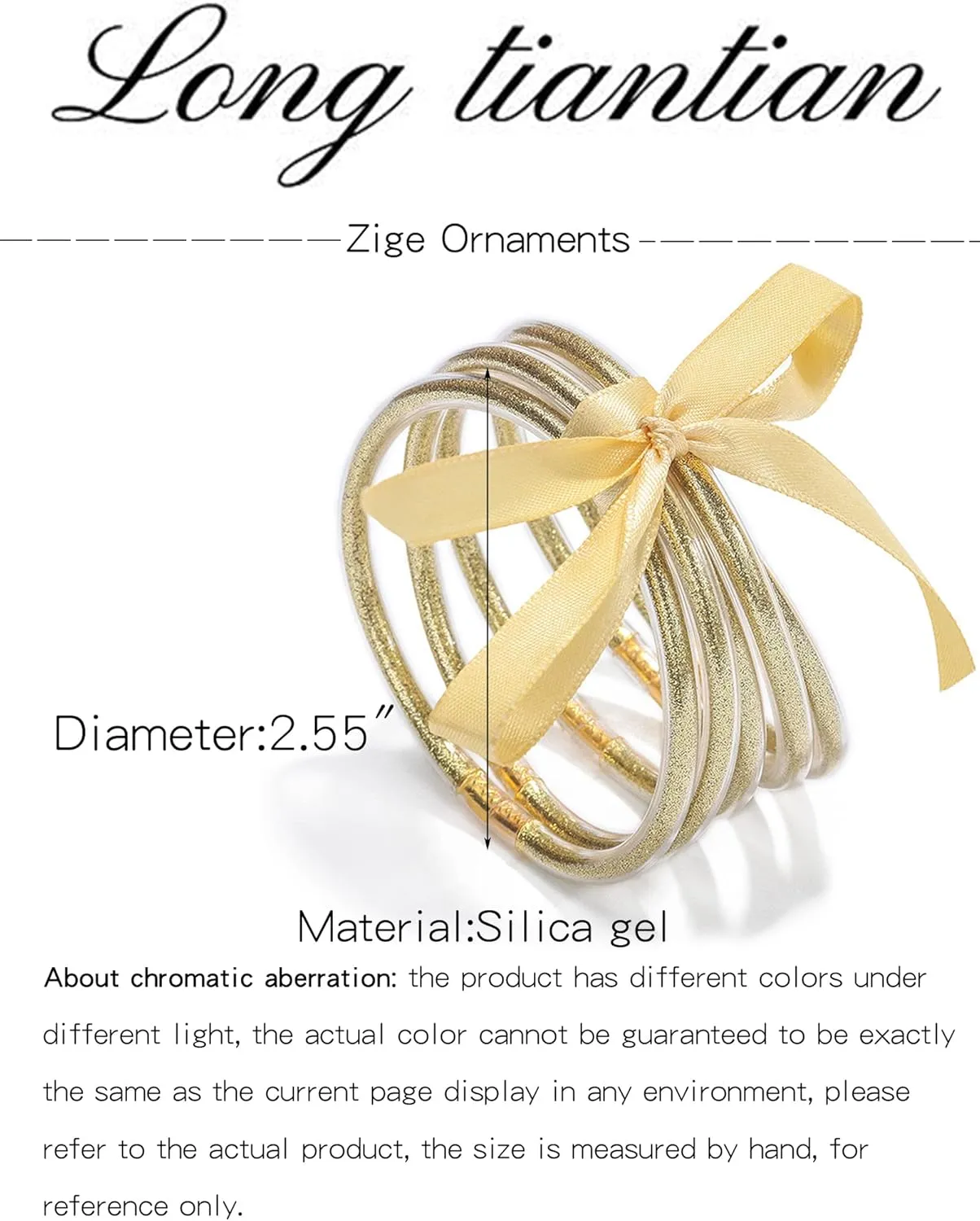 Long tiantian Cute Jelly Bangles Bracelets for Women 80's Neon Pink Glitter Dress Glitter Filled Jelly Bracelet Buddha Purple Dress Accessories Outfit for Women Trendy 2025