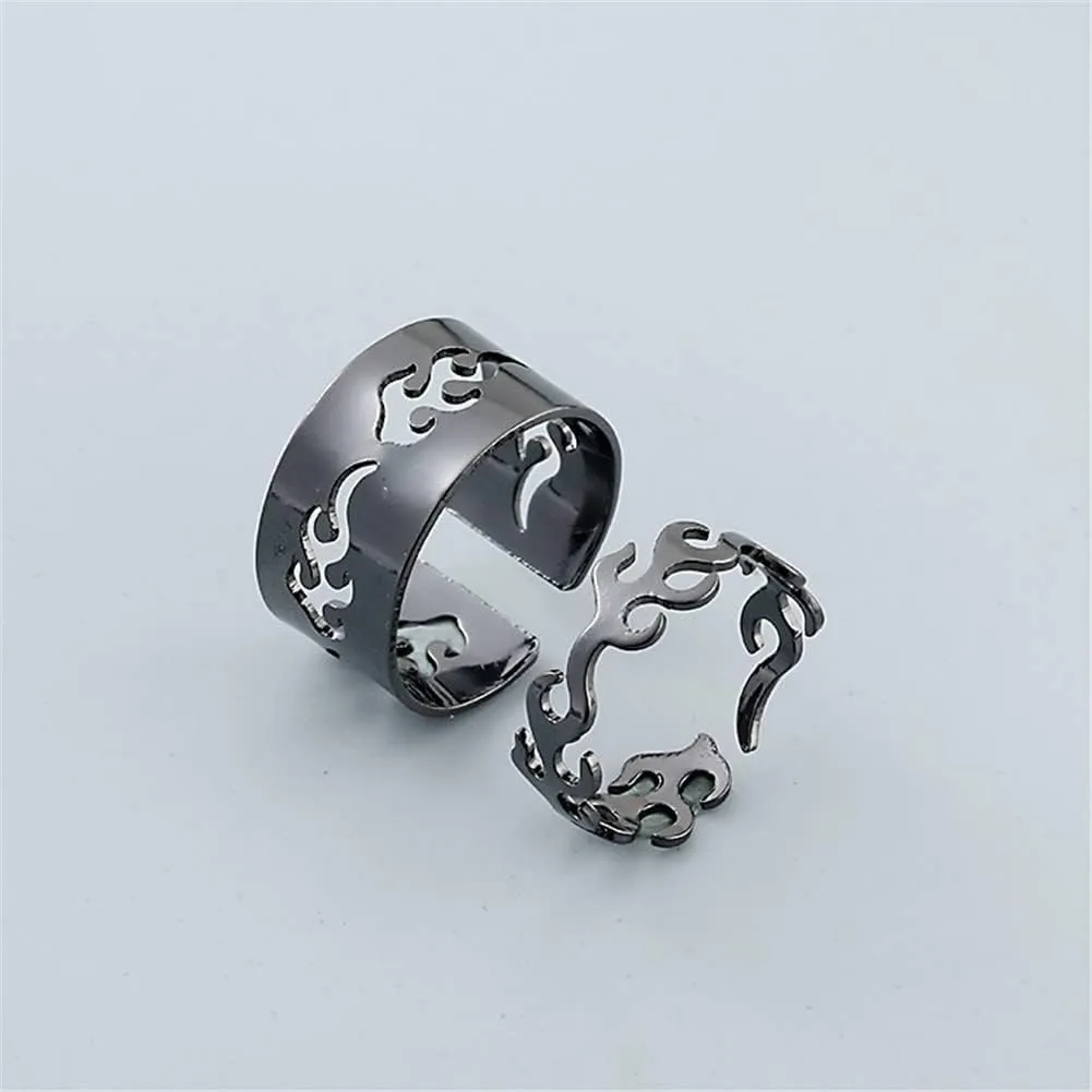 Matching Best Friends BFF Rings for Couple Tiktok Y2k Couple Rings Love Heart Moon Star Planet Rings for Women Men Love Promise Rings Jewelry
