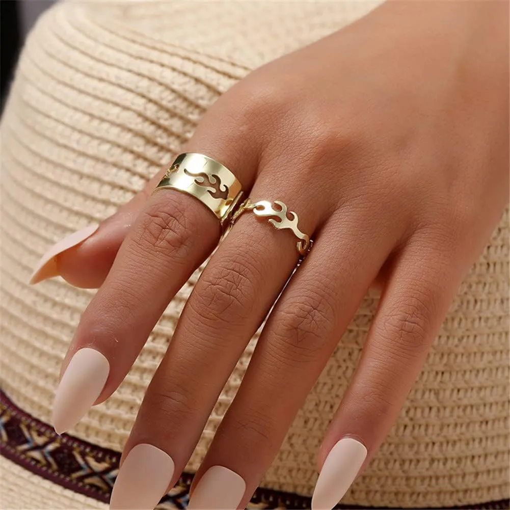 Matching Best Friends BFF Rings for Couple Tiktok Y2k Couple Rings Love Heart Moon Star Planet Rings for Women Men Love Promise Rings Jewelry