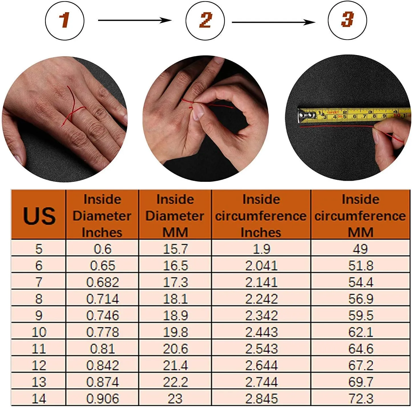Mens Fidget Rings Anxiety Spinner Rings for Men Classic Chain Rings for Women Adults Titanium Steel Ring