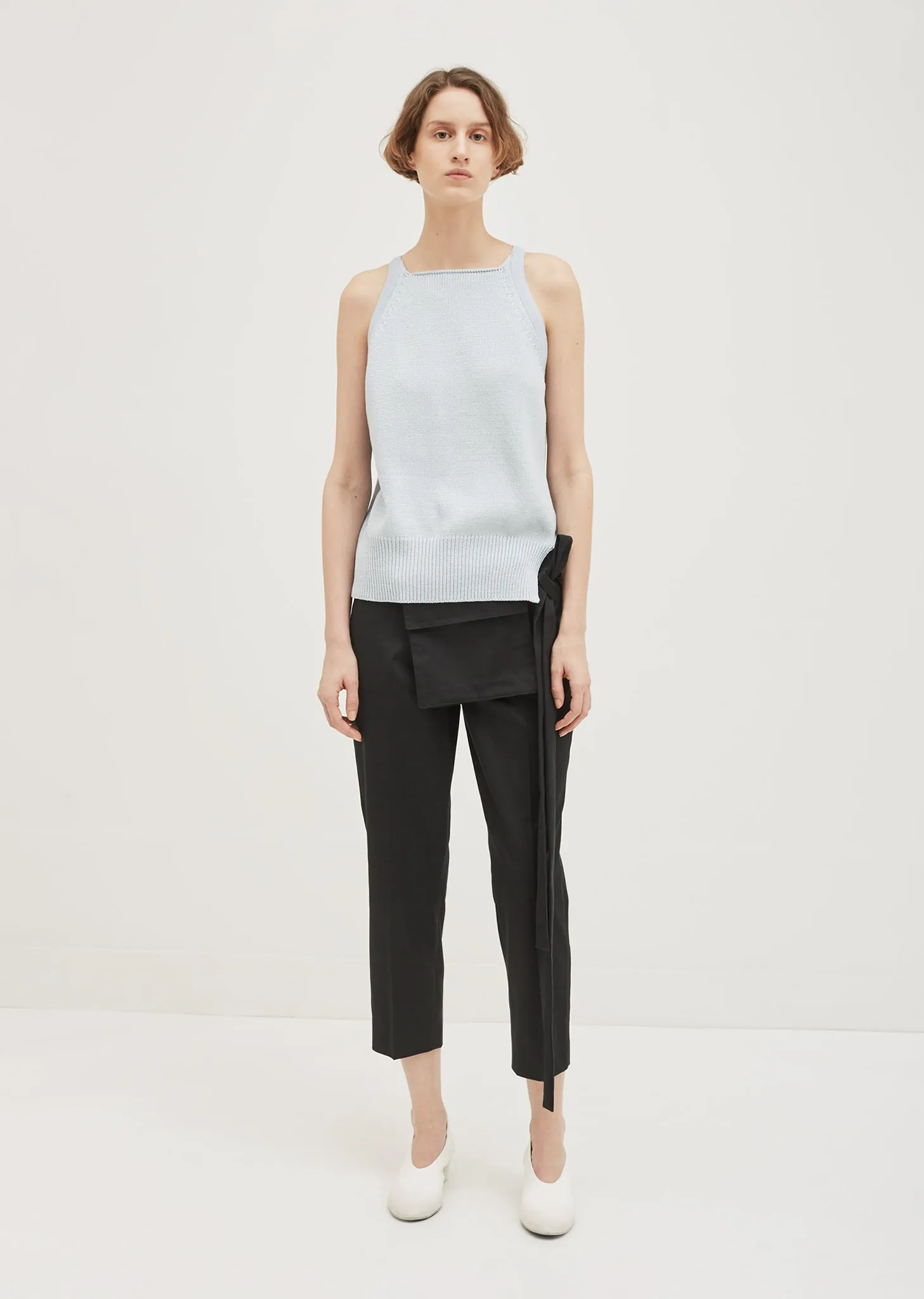 Mercerized Cotton Knit Tank