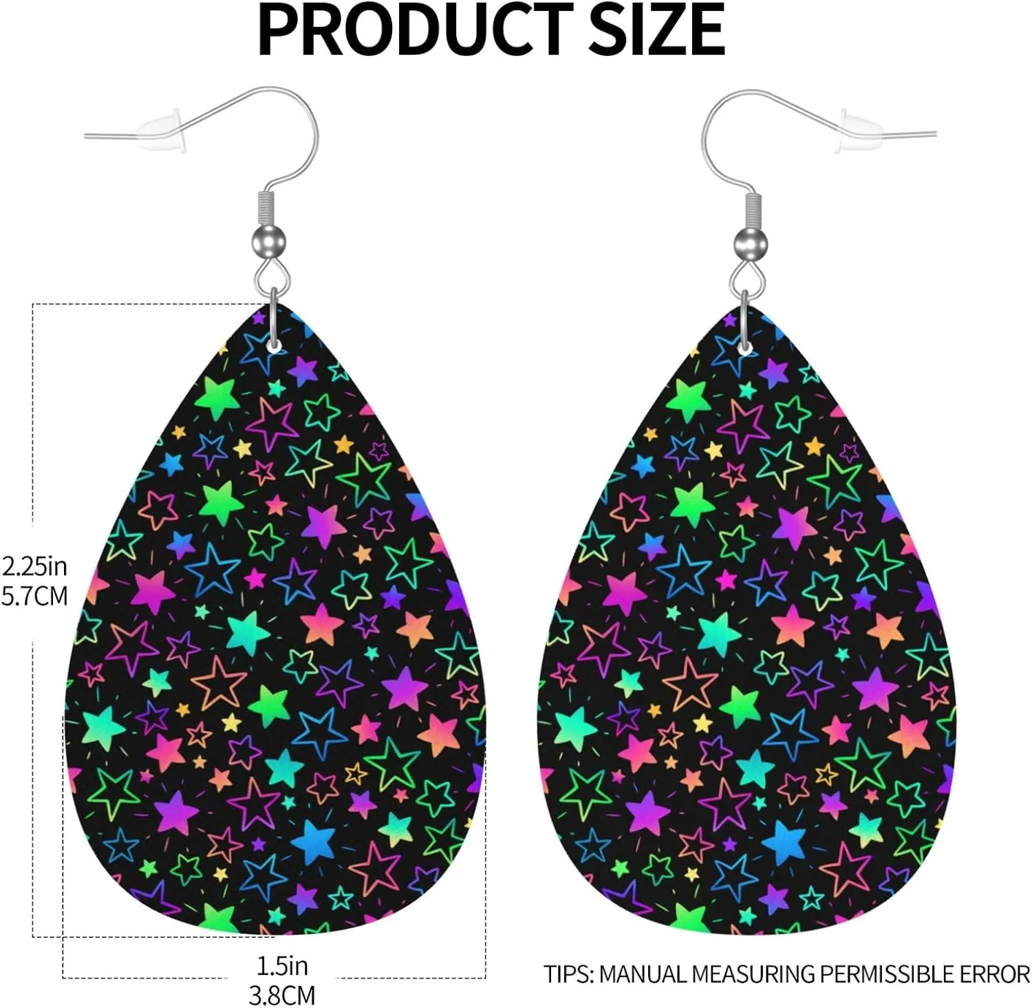 MIOAOSRT Earrings for Women,Leather Earrings Dangle Lightweight Teardrop Earrings Jewelry for Women