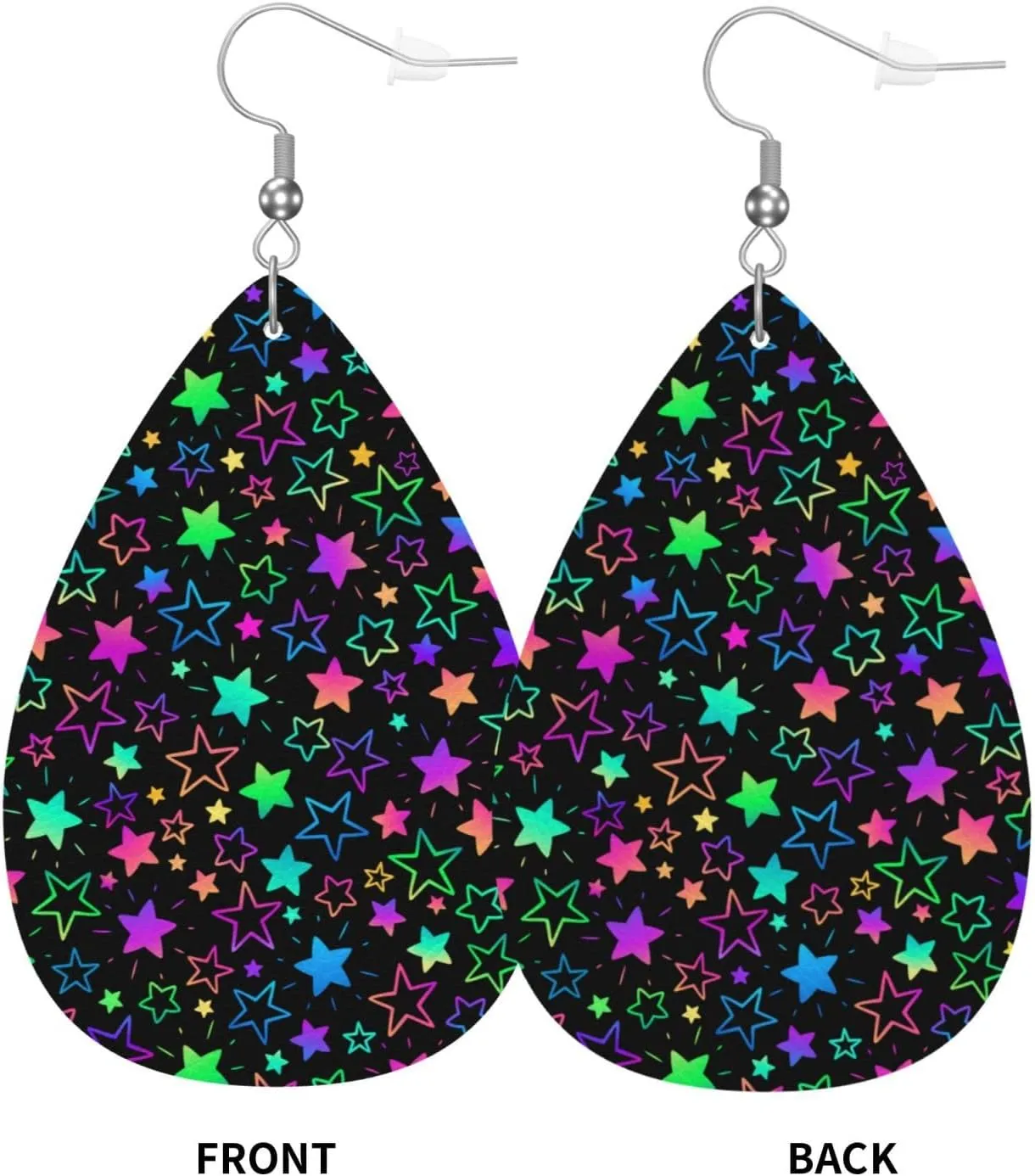 MIOAOSRT Earrings for Women,Leather Earrings Dangle Lightweight Teardrop Earrings Jewelry for Women