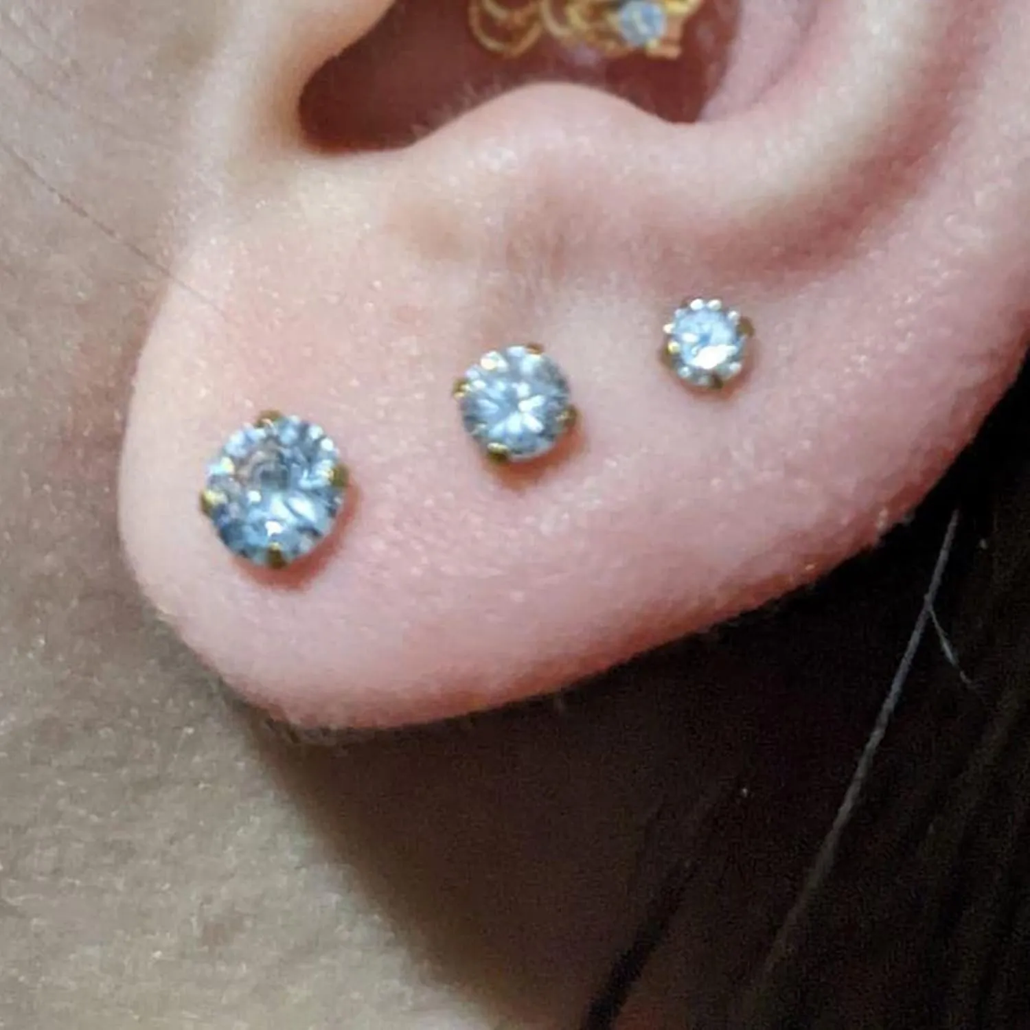 MODRSA Tragus & Helix Piercing Earrings - Flat Back, Forward Helix, Cartilage & Tragus Jewelry