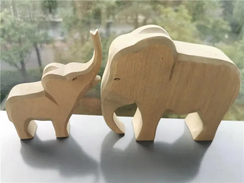Montessori Handmade Wooden Animals