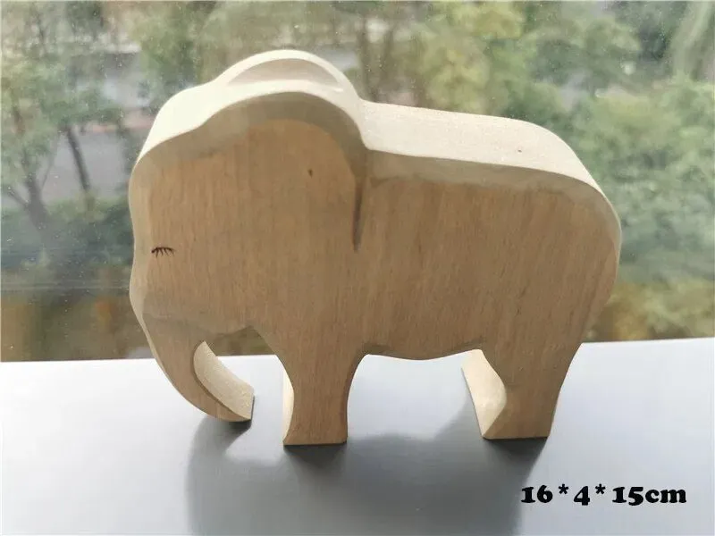 Montessori Handmade Wooden Animals