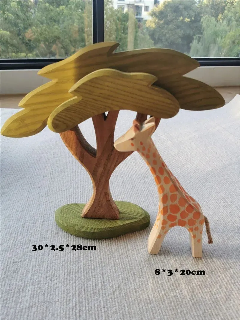 Montessori Handmade Wooden Animals