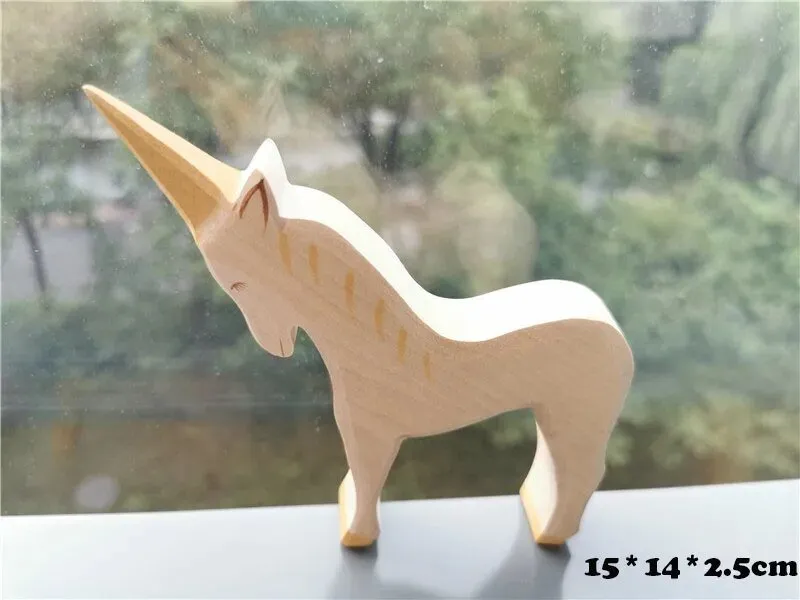 Montessori Handmade Wooden Animals