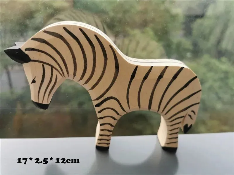 Montessori Handmade Wooden Animals