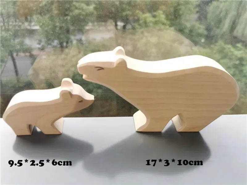 Montessori Handmade Wooden Animals