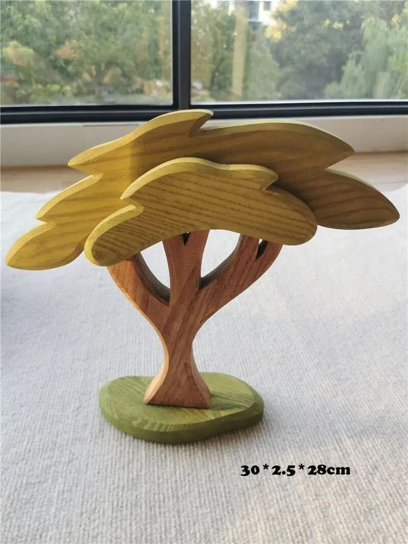 Montessori Handmade Wooden Animals