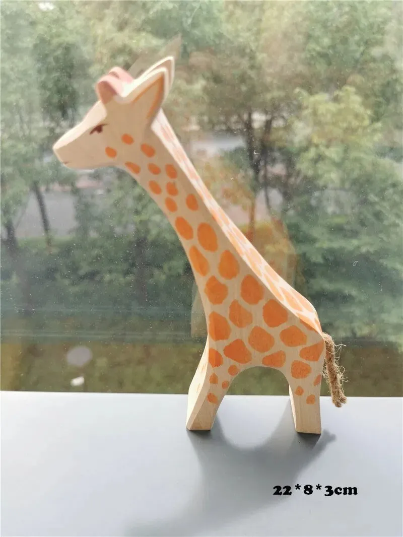 Montessori Handmade Wooden Animals