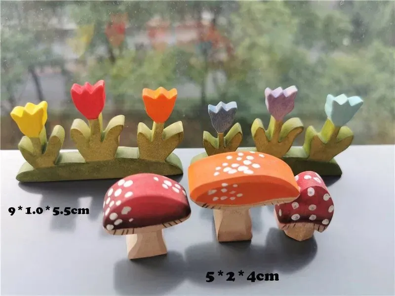 Montessori Handmade Wooden Animals