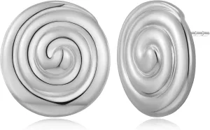 MUYAN Gold Ocean Conch Earrings for Women Fashion Spiral Shell Stud Earrings Beach Jewelry