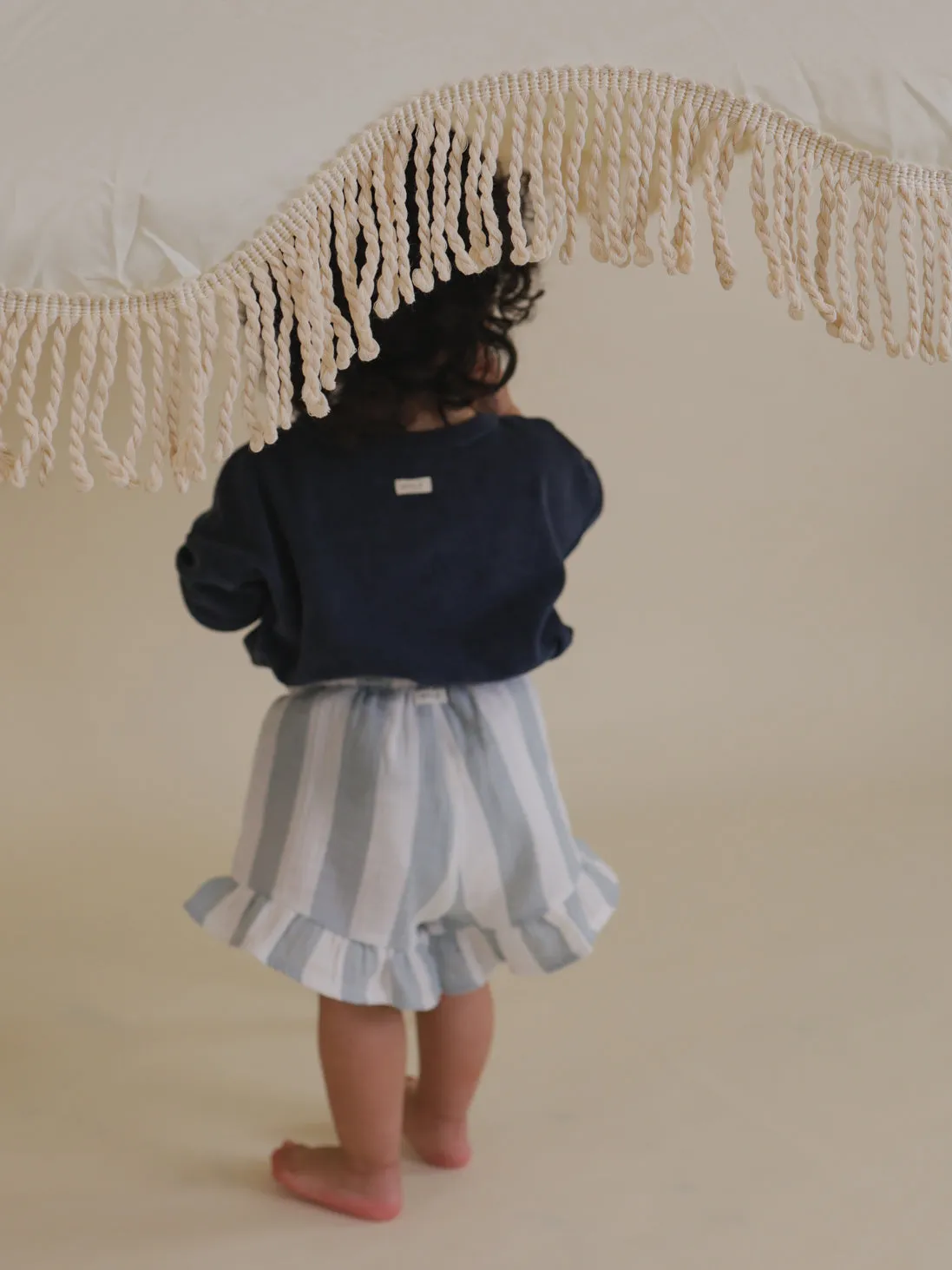 Navy Terry Boxy T-Shirt