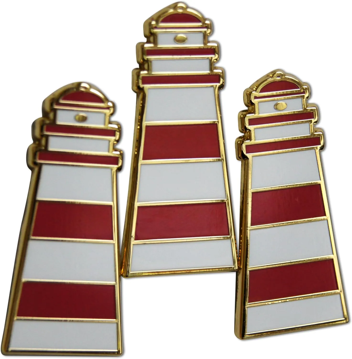 Novel Merk Lighthouse, or Anchor, or Nautical Ocean Lover Lapel Pin, Hat Pin & Tie Tack Set with Clutch Back