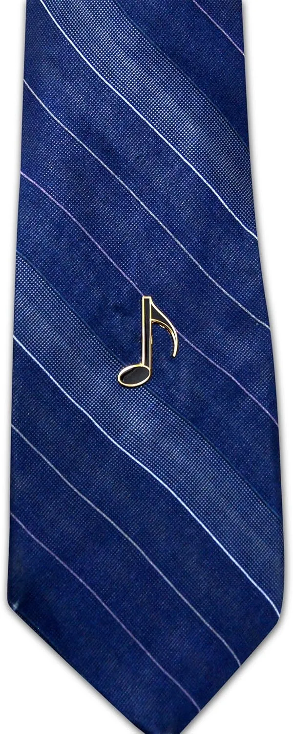 Novel Merk Music Note Lapel Pin, Hat Pin & Tie Tack Set - Clutch Back