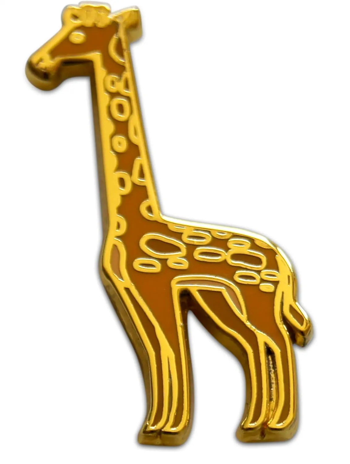 Novel Merk Woodland & Safari Animal  Fox, Giraffe & Other Wildlife Lapel Pin, Hat Pin & Tie Tack Set - with Clutch Back