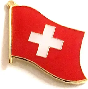 One Flag Lapel Pin Badge; International Waving World Patriotic Country Hat Lapel Pin