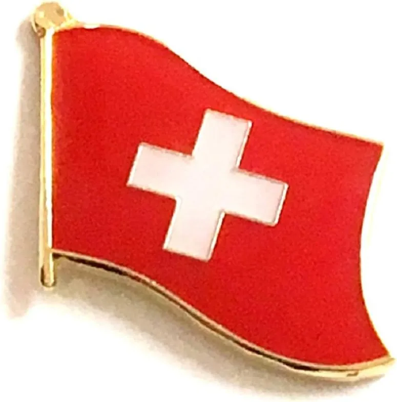 One Flag Lapel Pin Badge; International Waving World Patriotic Country Hat Lapel Pin