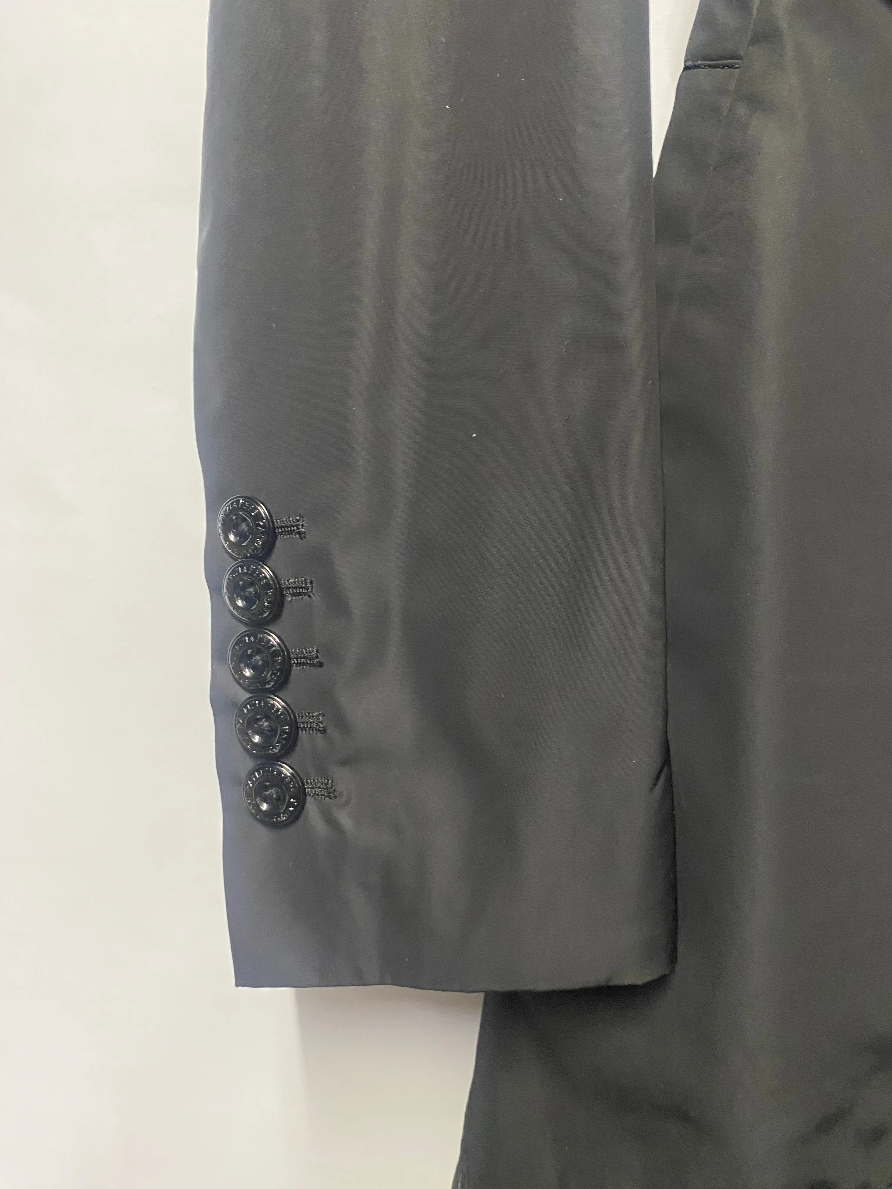 Patrizia Pepe Black Cut-Out Short Trench 42/10