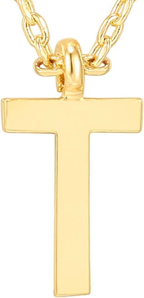 PAVOI 14K Gold Plated Initial Necklace | Letter Necklaces for Women