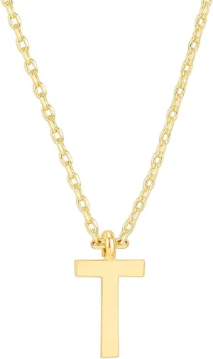 PAVOI 14K Gold Plated Initial Necklace | Letter Necklaces for Women