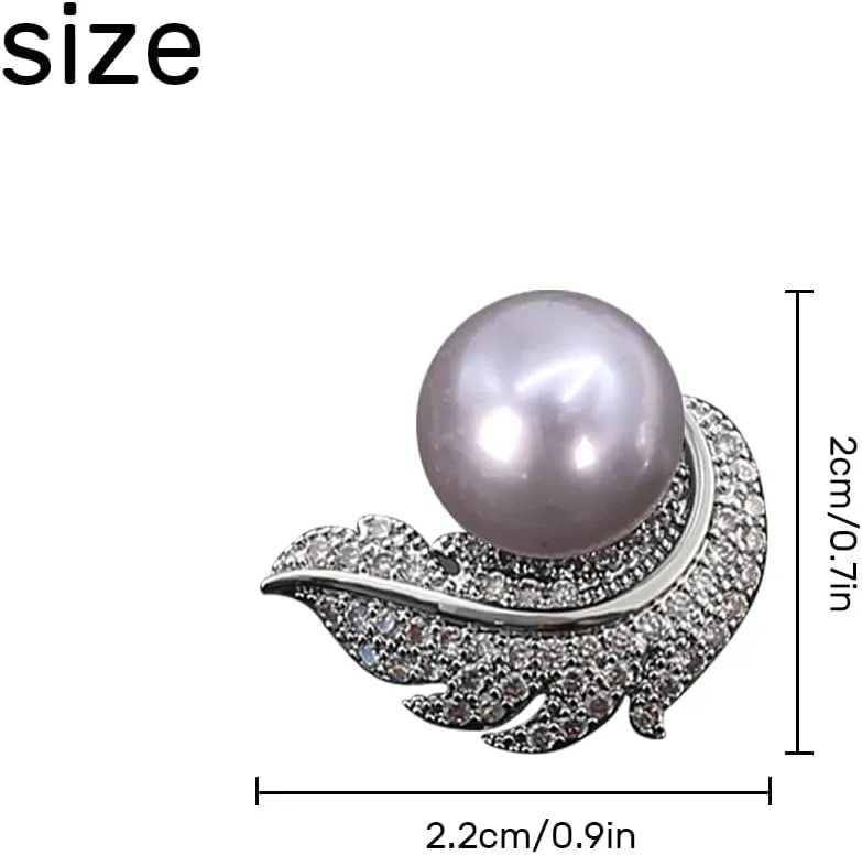Pearl Earrings for Women, Cultured Stud Pearl Earrings Jewelry for Girls, Silver/Gold Plated Prom Jewelry Dangle Studs Cubic Zirconia Pearl Earrings for Gifts