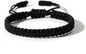Pingyongchang Boho Surfer Bracelets Handmade Knitted String Rope Braided Adjustable Anklets Summer Friendship Yoga Kabbalah Protection Waterproof Beach Jewelry for Couple Women Men