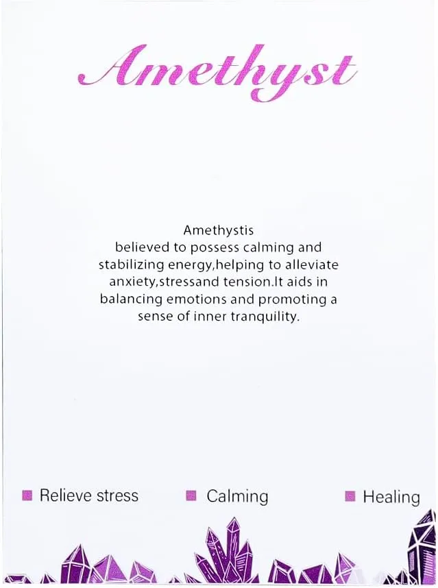 Pingyongchang Stress Relief Anxiety Yoga Crystal Bracelet,Mantra Bracelets For Women Natural Stone Healing Crystal Gifts birthday Gifts For Teen Girls jade bracelet for men