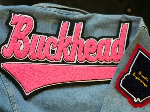 Pink & White  "Buckhead" Humble Beginnings Jacket