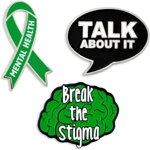 PinMart Mental Health Awareness Enamel Lapel Pin