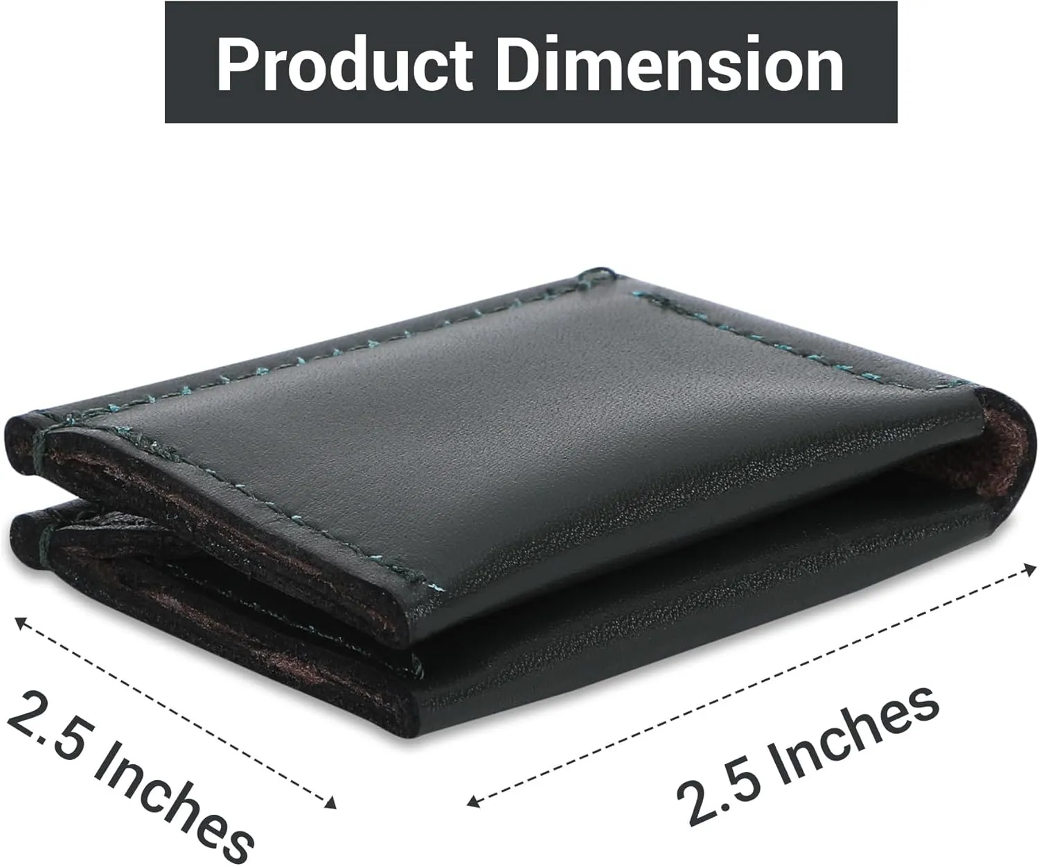 Premium Leather Ring Pouch Handmade Dual Rings Case for Wedding & Engagement Vintage Style Ring Bearer Holder Foldable Bride & Groom Jewellery Storage with Button Closure